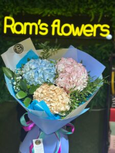 Buchet magia hortensiilor