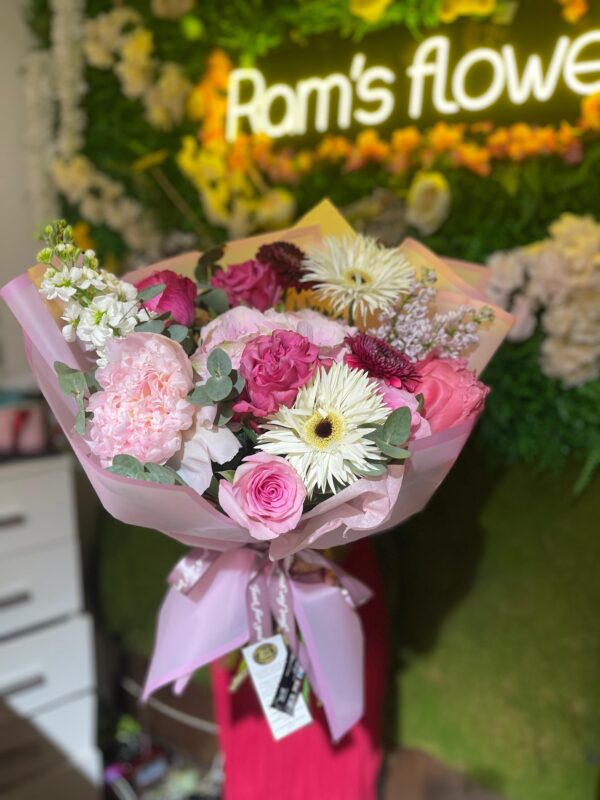 Buchet hortensie de sezon roz