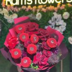 Buchet „Crimson Passion” – roșu intens, dramatic