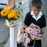 Aranjament ,,Bun gasit in anul scolar” personalizat fetita/baietel