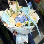 Buchet it’s a boy in nuante calde