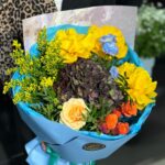 Buchet Burgundi yellow