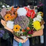 Buchet de toamna mediu alegerea floristului