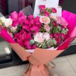 Buchet more fucsia - alegerea floristului